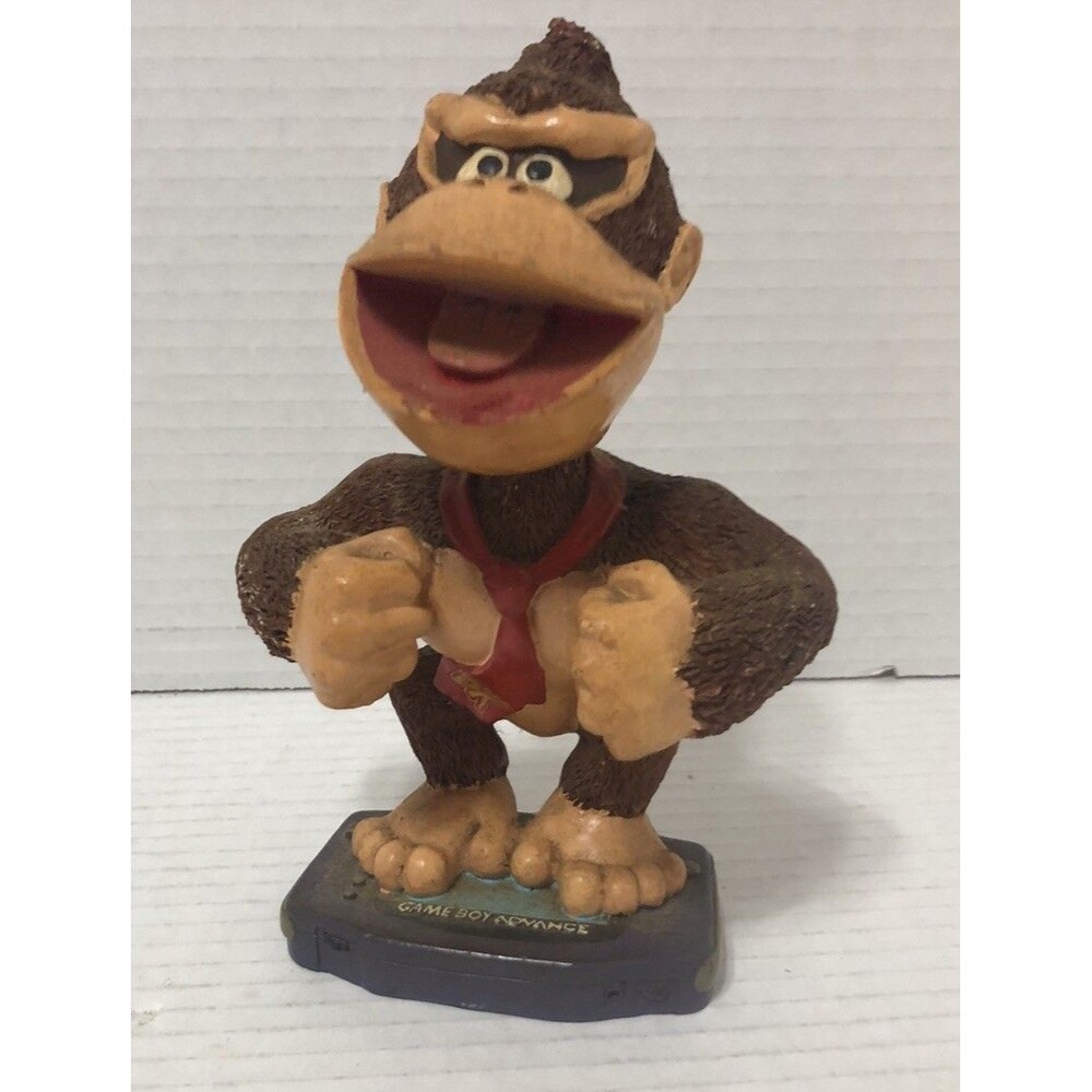 Nintendo Donkey Kong Bobble Head 2002 Game Boy Advance As Is